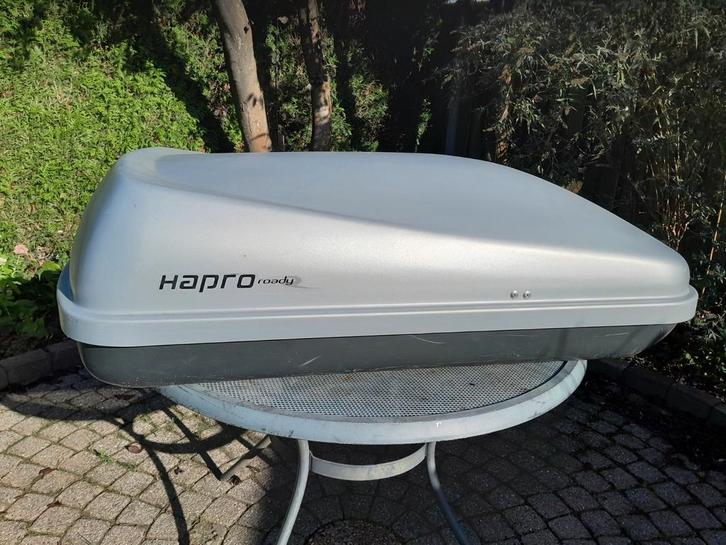 Dakkoffer Hapro L130x85x35 + Dakdragers (Optioneel), Auto diversen, Dakkoffers, Ophalen