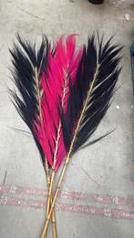 Decoratieve pluimen - 230 cm roze, paars, zwart, Ophalen of Verzenden, Nieuw