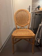 2 Rieten Stoelen, Huis en Inrichting, Stoelen, Ophalen, Gebruikt, Twee, Bruin