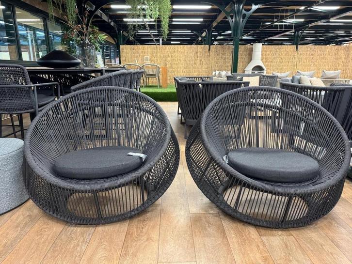 Loungestoel Monsaraz | Borek | Showroommodel, Tuin en Terras, Tuinstoelen, Zo goed als nieuw, Aluminium, Ophalen