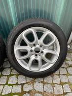 Mini cooper/one set velgen met zomerbanden 195/55/16, Banden en Velgen, 16 inch, Gebruikt, Personenwagen