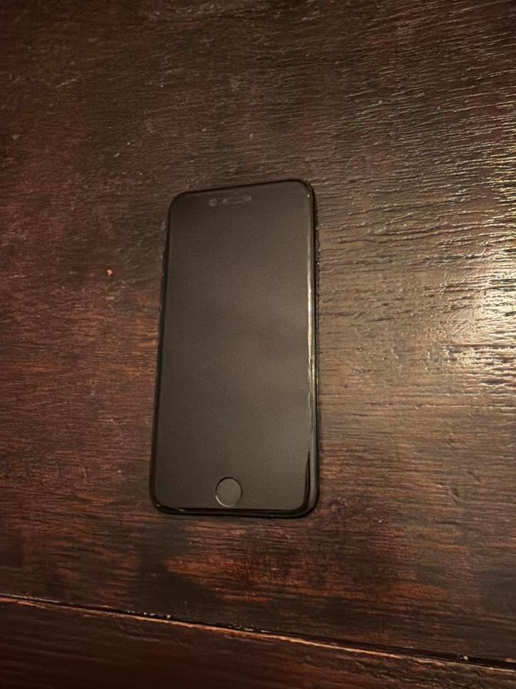 iPhone 7 128GB Zwart - Screenprotector, Telecommunicatie, Mobiele telefoons | Apple iPhone, Gebruikt, 128 GB, Zonder abonnement