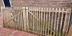 2 x poort schapenhek met diverse paaltjes, Ophalen, Gebruikt, Hout, Tuinhek