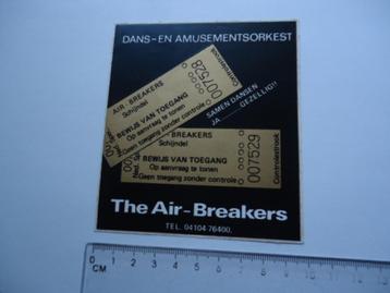 sticker oud Schijndel band orkest muziek AIR BREAKERS retro beschikbaar voor biedingen
