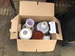 Gratis ophalen bloempotten en vazen, Tuin en Terras, Bloempotten, Ophalen, Gebruikt, Rond, Minder dan 25 cm