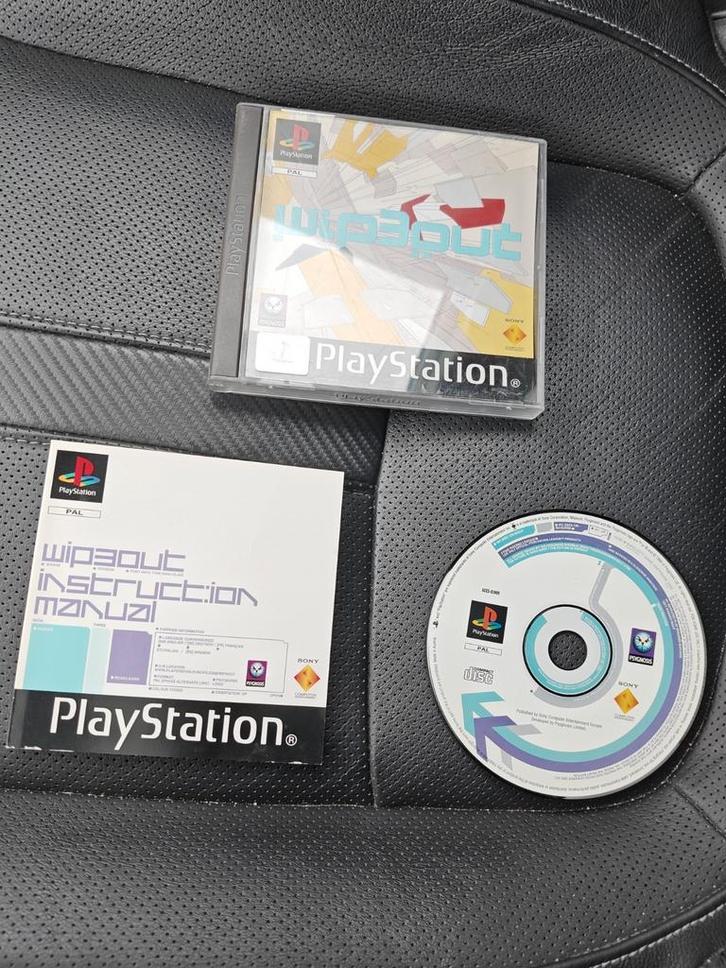 Wipeout 3 PS1, Spelcomputers en Games, Games | Sony PlayStation 1, Zo goed als nieuw, Racen en Vliegen, 1 speler, Vanaf 3 jaar