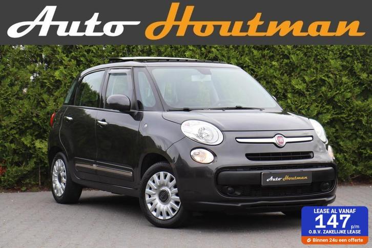 Fiat 500 L 0.9 TwinAir Lounge Leder|Panodak|Ecc|Cruise|Stoel, Auto's, Fiat, Bedrijf, Te koop, 500L, ABS, Airbags, Airconditioning