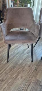 Eetkamerstoelen., Huis en Inrichting, Fauteuils, Minder dan 75 cm, Ophalen of Verzenden, Zo goed als nieuw, Stof