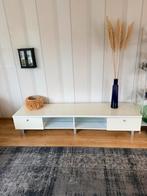 Wit dressoir, laag op pootjes, Ophalen, Overige materialen, Gebruikt, 150 tot 200 cm