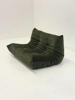 Ligne Roset Togo 2-zits element in donkergroen velvet, Ophalen