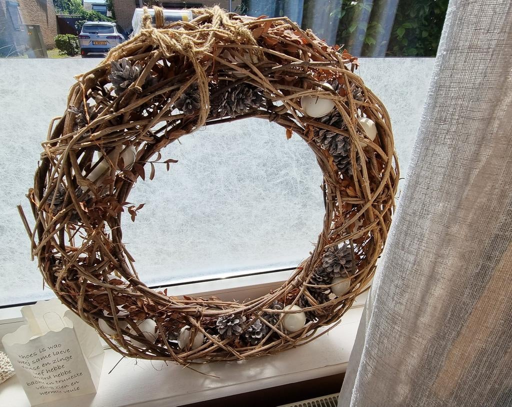 NIEUWE GROTE ROBUUSTE KRANS - INFO ZIE ADVERTENTIE, Huis en Inrichting, Woonaccessoires | Kransen, Ophalen of Verzenden, Nieuw