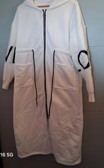 Witte jas met capuchon - Maat L, Wit, Maat 42/44 (L), Nieuw, Ophalen of Verzenden