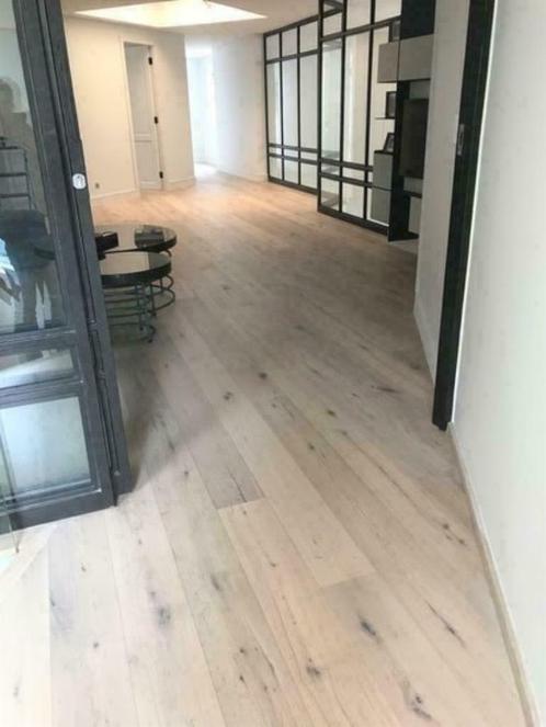 EIKEN VLOER, COMBIVLOER KANT EN KLAAR GEOLIED, 190MM BREED, Huis en Inrichting, Stoffering | Vloerbedekking, Nieuw, Parket, Wit