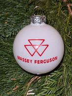 Witte kerstbal Massey Ferguson, Ophalen of Verzenden, Nieuw