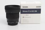 SIGMA 56MM F1.4 DC DN MFT, Ophalen of Verzenden, Zo goed als nieuw, Overige typen