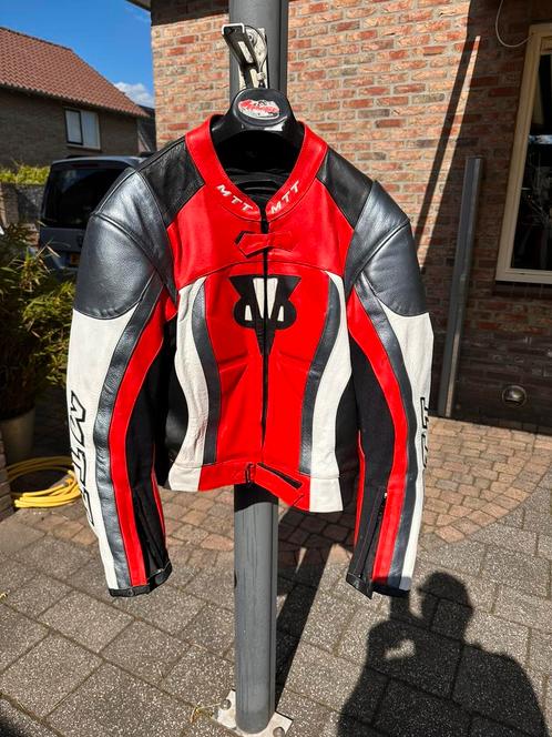 Leren Combi Motor Pak., Motoren, Kleding | Motorkleding, Combipak, Heren, Tweedehands, Ophalen of Verzenden