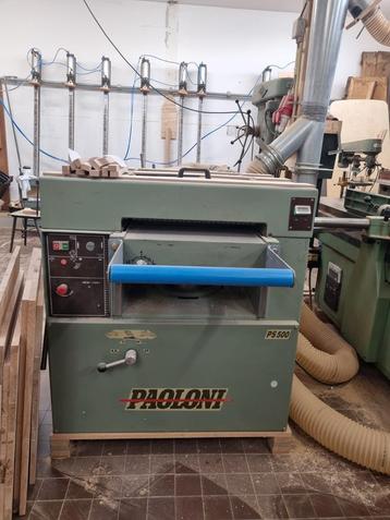 Paoloni PS500 vandiktebank met Tersa messen beschikbaar voor biedingen