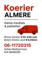 Koerier beschikbaar Kleine meubels / IKEA / Pakketten, Diensten en Vakmensen, Koeriers, Chauffeurs en Taxi's