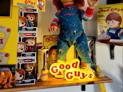 Good Guys Ledlamp - Chucky Fan Must-Have!, Verzamelen, Merken en Reclamevoorwerpen, Nieuw, Lichtbak of (neon) lamp, Ophalen of Verzenden