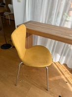 Eetkamerstoelen okergeel, Huis en Inrichting, Stoelen, Ophalen, Twee, Overige kleuren, Zo goed als nieuw
