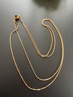 Vintage vergulde ketting 84cm, Ophalen of Verzenden, Gebruikt, Goud, Overige materialen