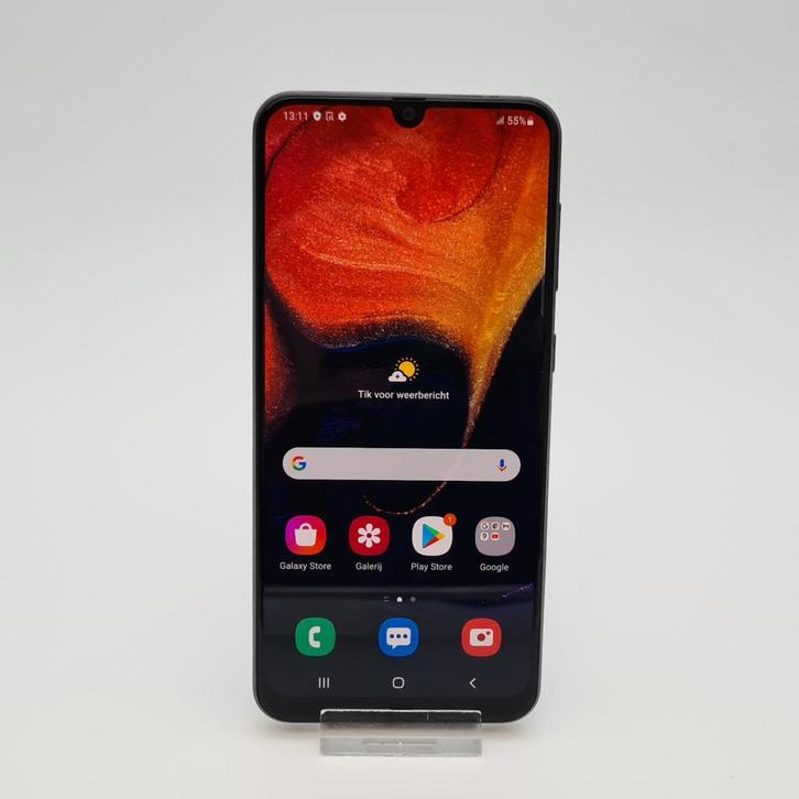 Samsung Galaxy A50 128GB Black in Goede Staat, Telecommunicatie, Mobiele telefoons | Samsung, Zo goed als nieuw