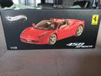 Hot Wheels Elite Ferrari 458 Spider 1:43, Ophalen, Zo goed als nieuw, Auto, Overige merken