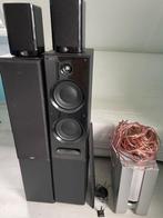 Kef C7 luidsprekers + Sony subwoofer + Boston achterspeakers, Audio, Tv en Foto, Luidsprekers, Gebruikt, Complete surroundset
