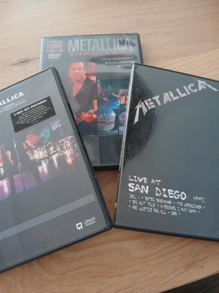 Metallica DVD's, Cd's en Dvd's, Dvd's | Muziek en Concerten, Zo goed als nieuw, Muziek en Concerten, Vanaf 16 jaar, Ophalen of Verzenden