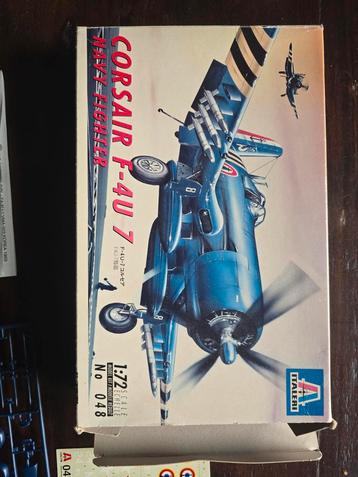 Italeri F7U Corsair 1:72 Modelbouw beschikbaar voor biedingen