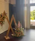 Houten trouwboog huwelijk backdrop rozenboog, Ophalen of Verzenden, Gebruikt, Versiering, Geboorte of Huwelijk