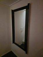Mooie Halspiegel met zwarte rand, Huis en Inrichting, Ophalen, 100 tot 150 cm, Zo goed als nieuw, Rechthoekig