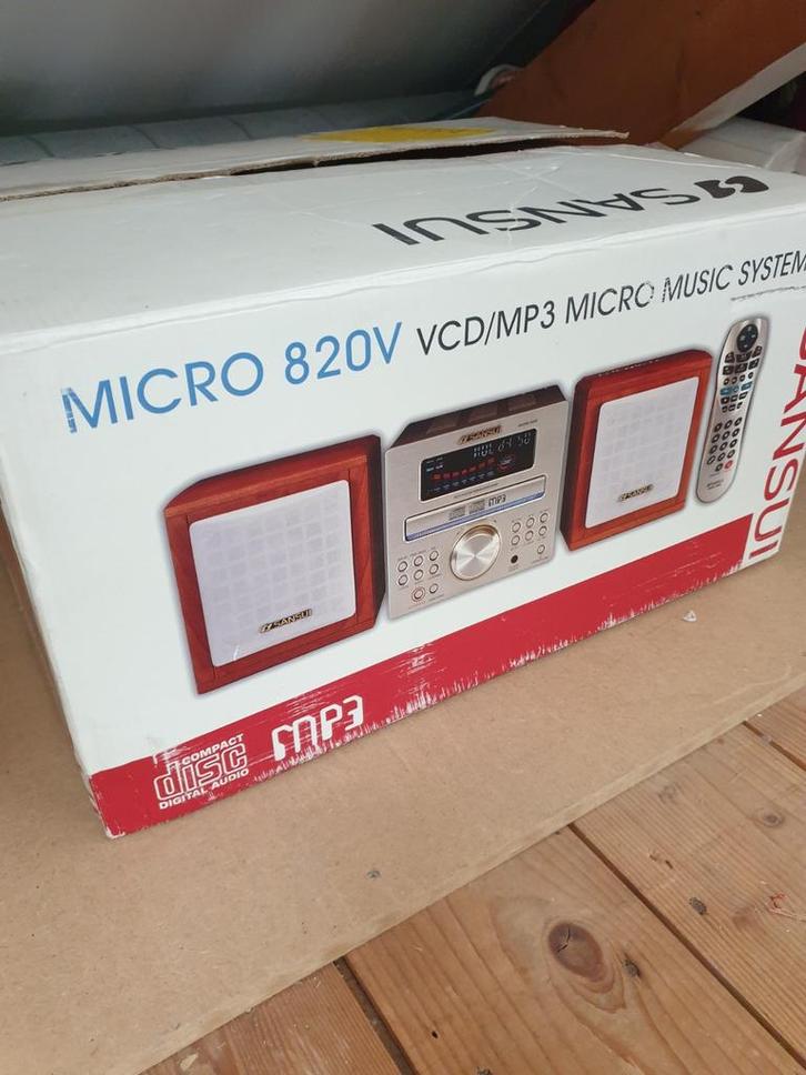 Sansui Micro Stereo Set - Nieuw in Doos!, Audio, Tv en Foto, Stereo-sets, Nieuw, Speakers, Overige merken, Ophalen of Verzenden
