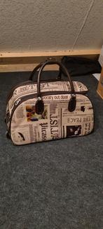 Reistas kranten print, Ophalen, Zo goed als nieuw, 30 cm of meer