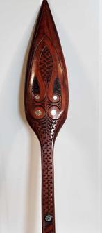 Vintage Nieuw-Zeelandse Maori handgesneden houten ceremonial, Antiek en Kunst, Ophalen of Verzenden