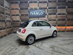 Fiat 500 C 1.0 Hybrid Dolcevita Climate control leder Carpla, Auto's, Fiat, Voorwielaandrijving, Gebruikt, Zwart, Cabriolet