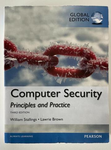 Boek Computer Security - Principles and Practice beschikbaar voor biedingen