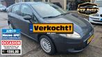 (Niet meer te koop) Fiat Grande Punto 1.4i Airco 2007, Voorwielaandrijving, Stof, Zwart, 4 cilinders