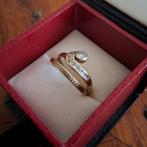 Set van 2 vintage gouden ringen, Gebruikt, Verzenden, 19 tot 20, Dame