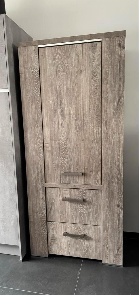 Pronto Wonen Francisco Kast - Eiken Grey, Huis en Inrichting, Kasten | Kledingkasten, Zo goed als nieuw, 150 tot 200 cm, 50 tot 100 cm