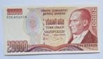 Turkije 20.000 Lira 1995, Postzegels en Munten, Bankbiljetten | Europa | Niet-Eurobiljetten, Verzenden, Overige landen