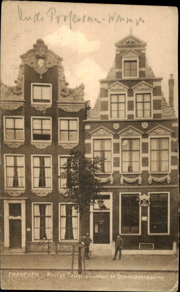 Franeker, Verzamelen, Ansichtkaarten | Nederland, Gelopen, Friesland, Voor 1920, Ophalen of Verzenden