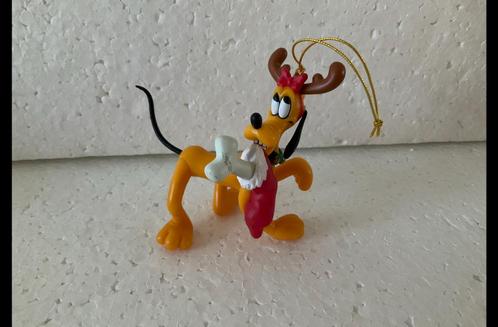 Disney ornament van Pluto Enesco vintage  met doos, Verzamelen, Disney, Gebruikt, Beeldje of Figuurtje, Goofy of Pluto, Ophalen