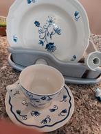 Ikea blauwe bloem idyll 6 diepe borden, Huis en Inrichting, Keuken | Servies, Ophalen of Verzenden, Zo goed als nieuw, Bord(en)