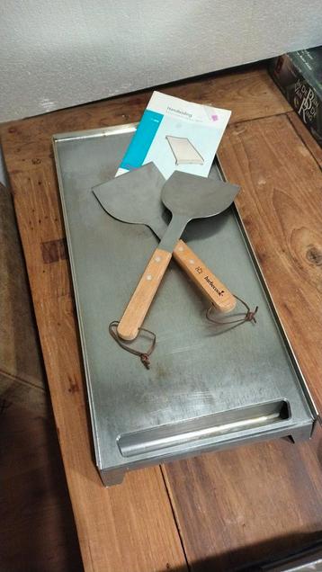 Pelgrim RVS Teppanyaki Bakplaat/Grillplaat voor op Fornuis beschikbaar voor biedingen