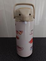 Vintage thermoskan met drukpomp uit de zeventiger jaren, Ophalen of Verzenden, Gebruikt