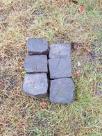 TE KOOP 4,5 M2 KINDERKOPJES BASALT, Ophalen, Antraciet, Zo goed als nieuw, Kei