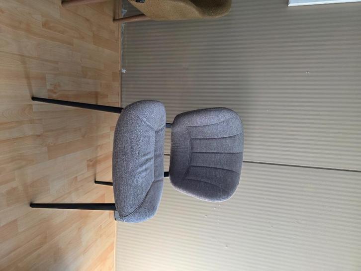 Eetkamerstoel, Huis en Inrichting, Stoelen, Nieuw, Eén, Stof, Grijs, Ophalen