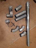 Zink HWA Hulpstukken en Buis 80mm, Afvoer, Gebruikt, Ophalen of Verzenden, Zink