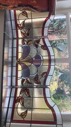 Prachtige gerestaureerde glas in lood ramen ophangbaar !, Doe-het-zelf en Verbouw, Glas en Ramen, Ophalen, Glas in lood, 80 tot 120 cm